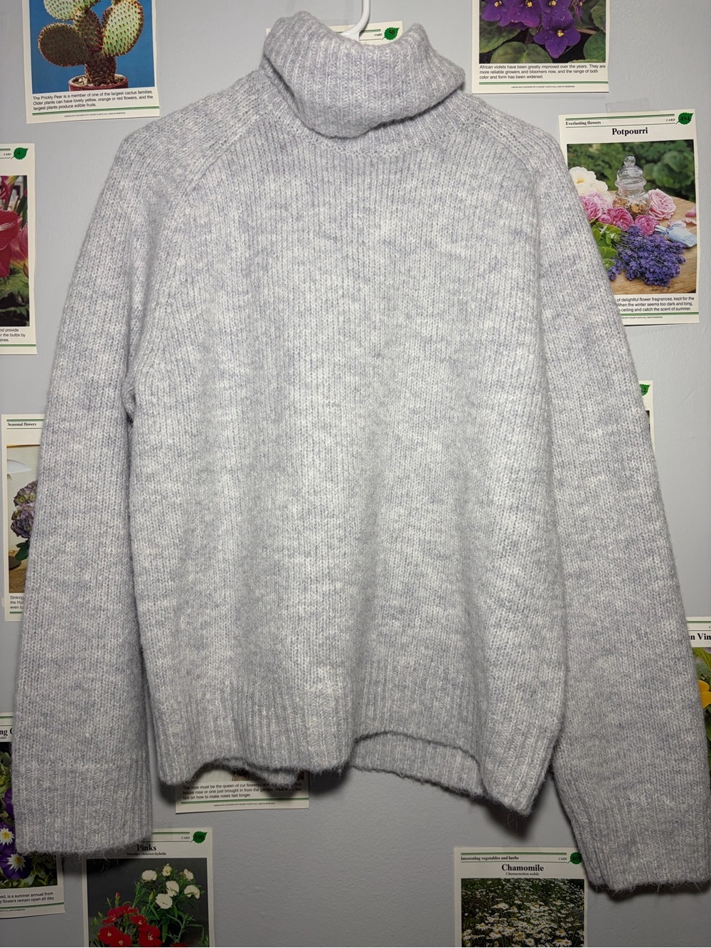 Abercrombie & Fitch Light Gray Men’s Turtleneck Sweater